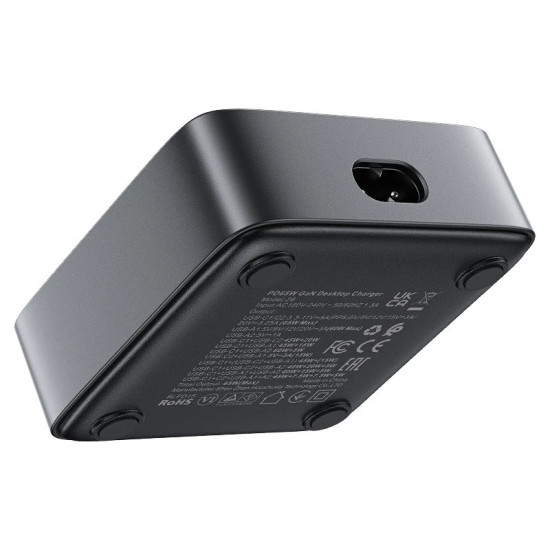 Зарядно Acefast Desktop Wall Charger PD65W GaN Z6, USB-C x 2, USB-A x 2