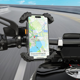 Стойка за телефон за колело Acefast Bicycle phone holder - Anti-skid, Shock-Absorbing - D23 - Black