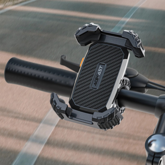 Стойка за телефон за колело Acefast Bicycle phone holder - Anti-skid, Shock-Absorbing - D23 - Black