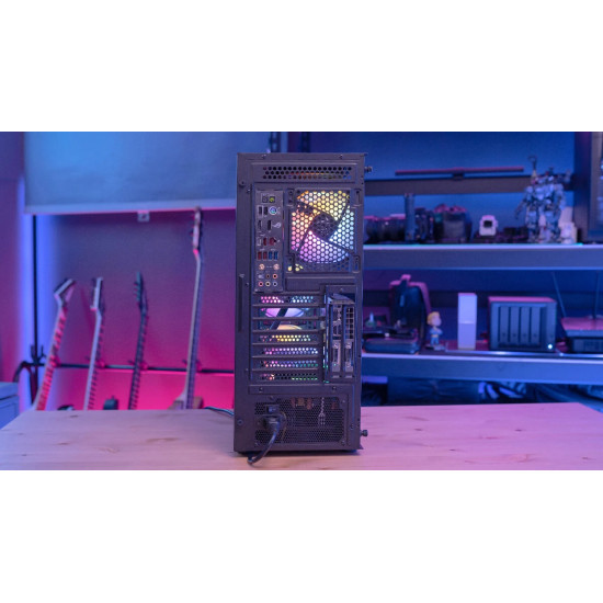 Кутия за компютър AeroCool Case ATX - Beam-G-BK-v2 - 4 fans included