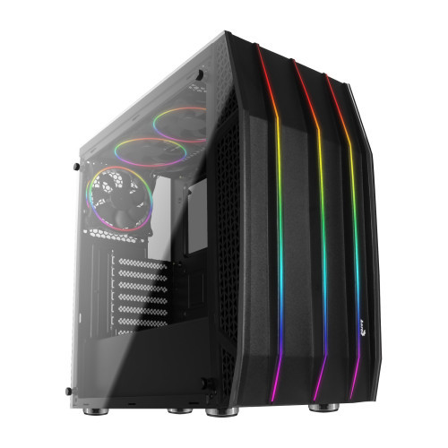 Кутия за компютър AeroCool Case ATX - KLAW - Addressable RGB,Tempered Glass - ACCM-PB13033.11