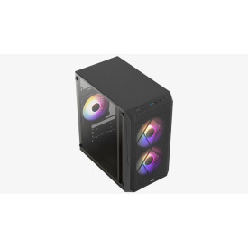 Кутия за компютър AeroCool Case mATX - CS-107-A-BK-v2 - 3 fans included