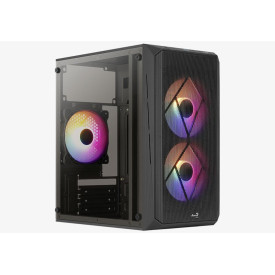 Кутия за компютър AeroCool Case mATX - CS-107-A-BK-v2 - 3 fans included