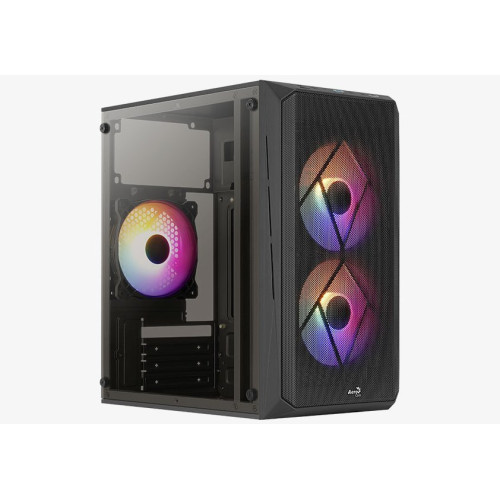 Кутия за компютър AeroCool Case mATX - CS-107-A-BK-v2 - 3 fans included