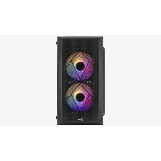 Кутия за компютър AeroCool Case mATX - CS-107-A-BK-v2 - 3 fans included