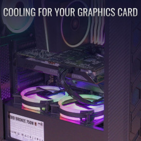 Кутия за компютър AeroCool Case Hive v2 - Mesh panel, FRGB, Tempered Glass, 4 Fans - ACCM-PV27043.11