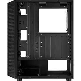 Кутия за компютър AeroCool Case Hive v2 - Mesh panel, FRGB, Tempered Glass, 4 Fans - ACCM-PV27043.11