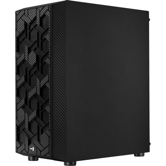 Кутия за компютър AeroCool Case Hive v2 - Mesh panel, FRGB, Tempered Glass, 4 Fans - ACCM-PV27043.11