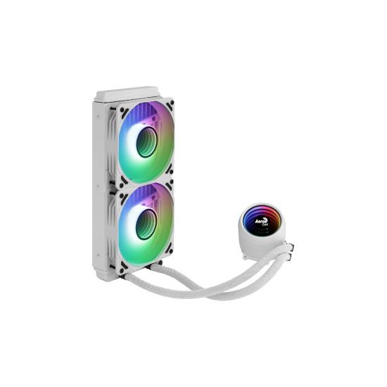 Водно охлаждане AeroCool Water Cooling - Mirage L240 White - Addressable RGB - ACLA-MR24127.71