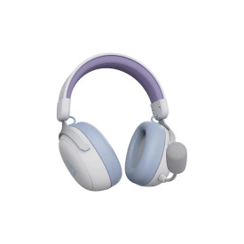 Безжични слушалки Ajazz Wireless Gaming Headphones - AHM08 MAX Purple, White, Blue - Bluetooth , 2.4G