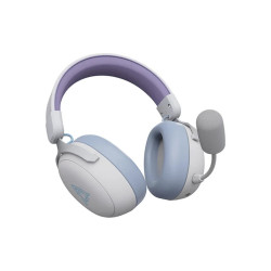 Безжични слушалки Ajazz Wireless Gaming Headphones - AHM08 MAX Purple, White, Blue - Bluetooth , 2.4G