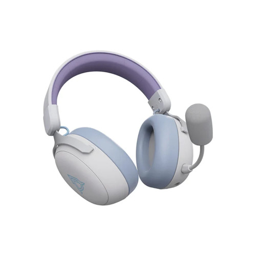 Безжични слушалки Ajazz Wireless Gaming Headphones - AHM08 MAX Purple, White, Blue - Bluetooth , 2.4G