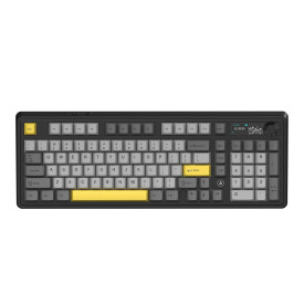 Безжична клавиатура Ajazz Wireless Gaming Mechanical Keyboard AK980 V2 - Gift Switch [Linear] (English US), Black, Gray