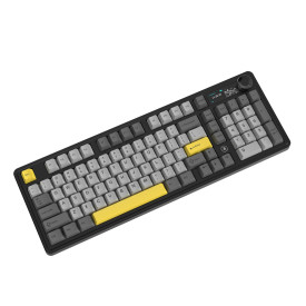 Безжична клавиатура Ajazz Wireless Gaming Mechanical Keyboard AK980 V2 - Gift Switch [Linear] (English US), Black, Gray