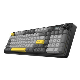 Безжична клавиатура Ajazz Wireless Gaming Mechanical Keyboard AK980 V2 - Gift Switch [Linear] (English US), Black, Gray