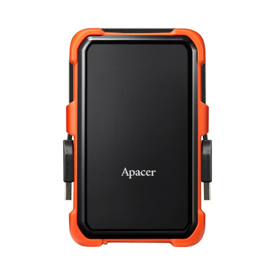 Външен твърд диск Apacer Portable Hard Drive AC630 1TB USB 3.2 Gen 1, Military-Grade, Shockproof, Black