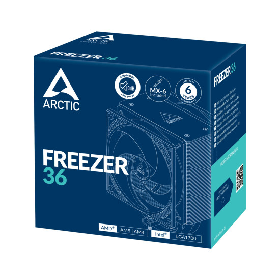 Охладител за процесор Arctic Freezer 36 - LGA1851/LGA1700/AM5