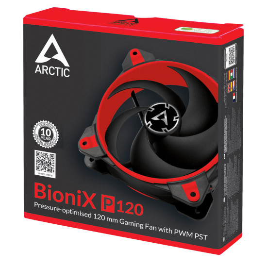 Вентилатор Arctic Fan 120mm - BioniX P120 PWM PST - Red