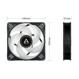 Вентилатор Arctic Fan 140mm P14 PWM PST A-RGB 0dB (Black)