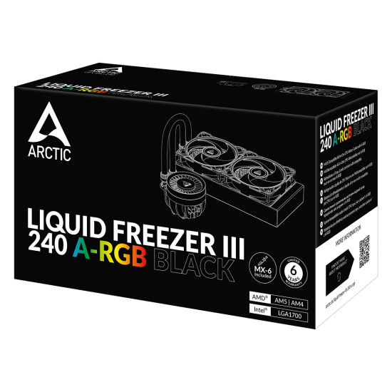 Водно охлаждане Arctic Liquid Freezer III 240 A-RGB Black