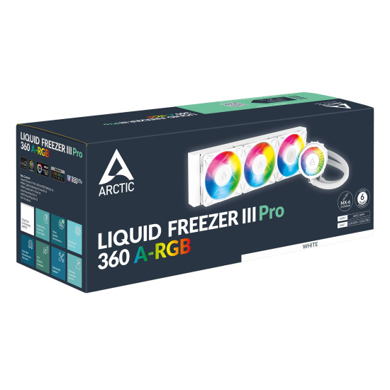 Водно охлаждане Arctic Liquid Freezer III Pro 360 A-RGB White