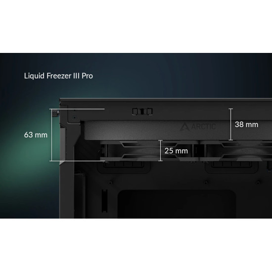 Водно охлаждане Arctic Liquid Freezer III Pro 360 A-RGB White