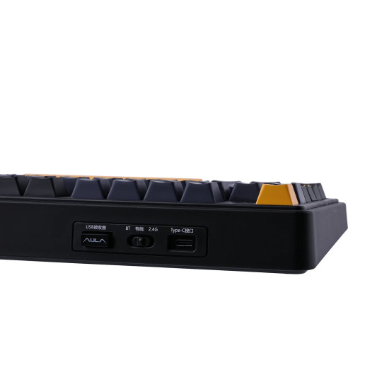Безжична клавиатура Aula F75 Thunder Black - Reaper Switch [Linear] (English US)