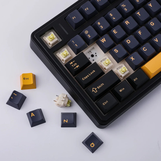 Безжична клавиатура Aula F75 Thunder Black - Reaper Switch [Linear] (English US)