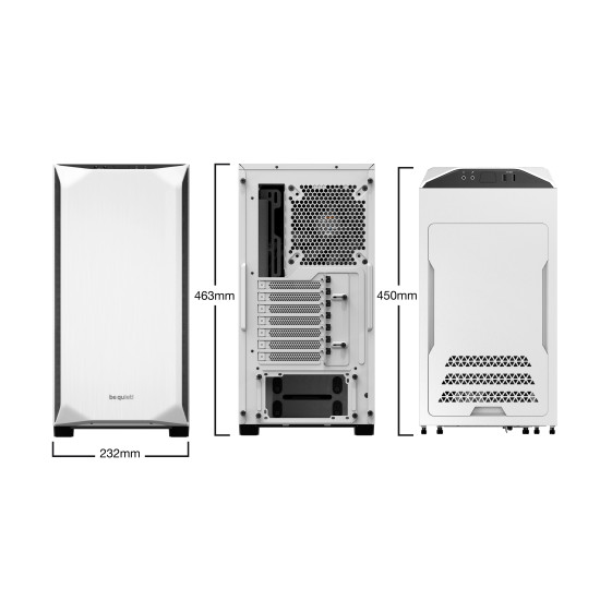 Кутия за компютър be quiet! Case ATX - Pure Base 500 Window White