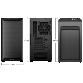 Кутия за компютър be quiet! Case ATX - Pure Base 501 Airflow Window Black