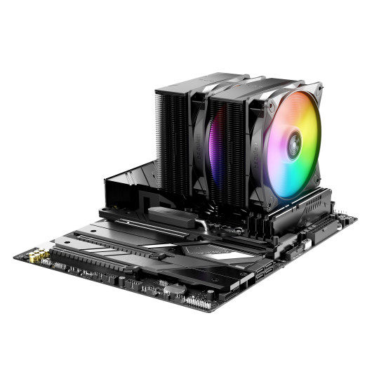 Охладител за процесор be quiet! CPU Cooler - Pure Rock Pro 3 LX Black - Dual-Tower