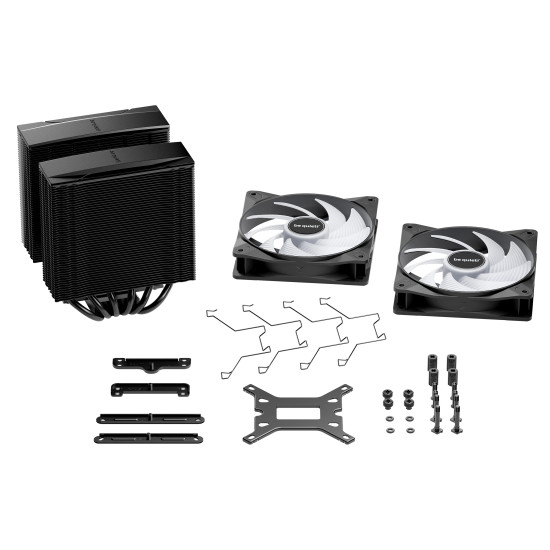 Охладител за процесор be quiet! CPU Cooler - Pure Rock Pro 3 LX Black - Dual-Tower