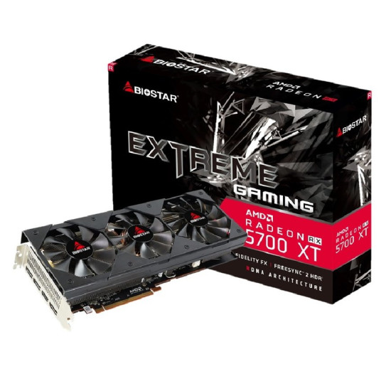 Видеокарта Biostar VGA RX5700 XT 8GB DDR6 - VA57T6XM82