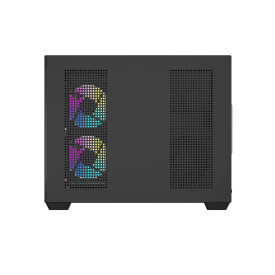 Кутия за компютър Darkflash Case mATX - B275 PRO Black - 6 x 120 mm Infinity Mirror A-RGB