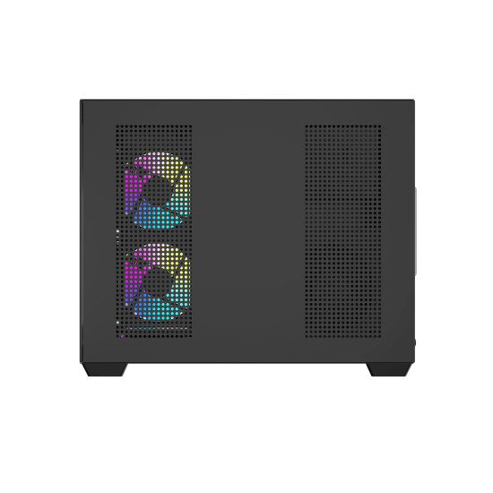 Кутия за компютър Darkflash Case mATX - B275 PRO Black - 6 x 120 mm Infinity Mirror A-RGB