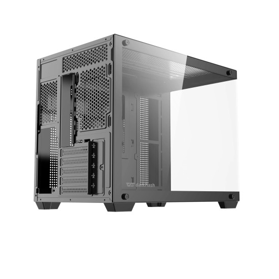 Кутия за компютър Darkflash Case mATX - B275 PRO Black - 6 x 120 mm Infinity Mirror A-RGB