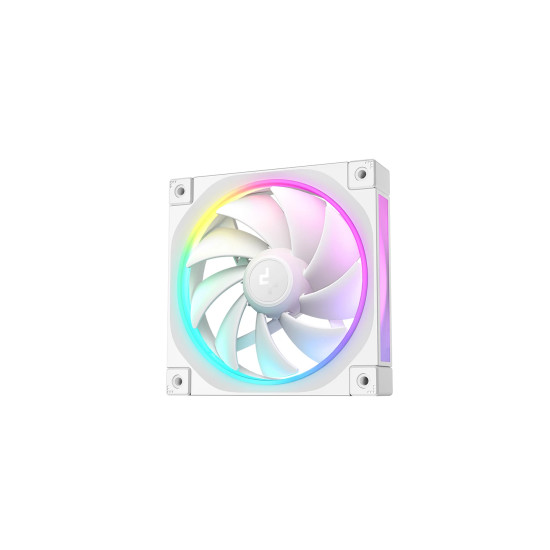 Комплект вентилатори DeepCool Fan Pack 3-in-1 3x120mm - FL12 White, Addressable RGB