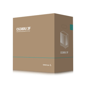 Кутия за компютър DeepCool Case ATX - CG380U 3F - 3 ARGB Fans, USB-C
