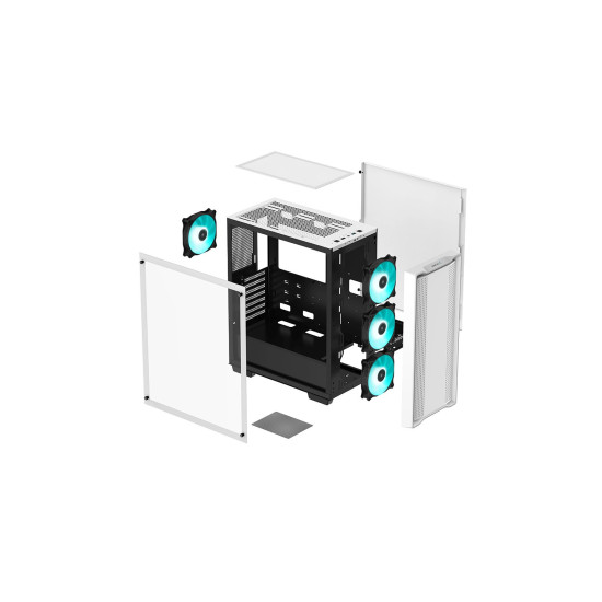 Кутия за компютър DeepCool Case EATX - CK560 WH - RGB