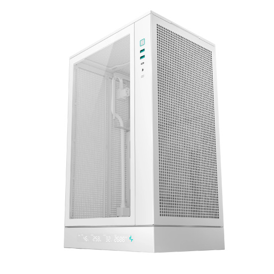 Кутия за компютър DeepCool Case mATX - CH270 DIGITAL WH