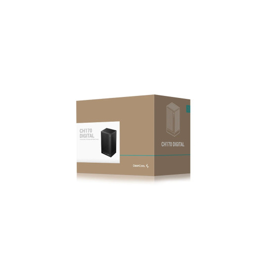 Кутия за компютър DeepCool Case mini-ITX - CH170 DIGITAL