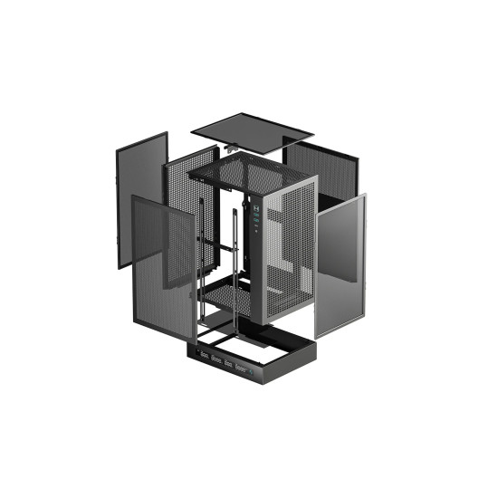 Кутия за компютър DeepCool Case mini-ITX - CH170 DIGITAL