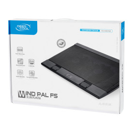 Охладител за лаптоп DeepCool Notebook Cooler WIND PAL FS 17" - black