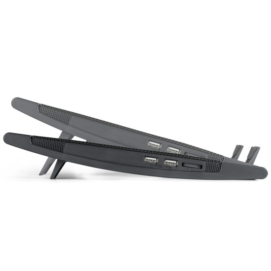 Охладител за лаптоп DeepCool Notebook Cooler WIND PAL FS 17" - black
