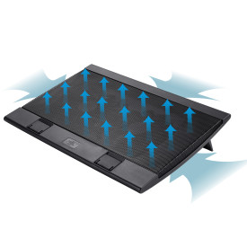 Охладител за лаптоп DeepCool Notebook Cooler WIND PAL FS 17" - black