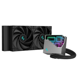 Водно охлаждане DeepCool Water Cooling LT520 - Addressable RGB, Infinity mirror design - LGA1700/AM5