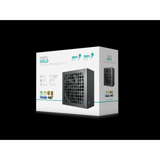 Захранване DeepCool PSU ATX 3.1 650W Gold, Full Modular - PQ650G