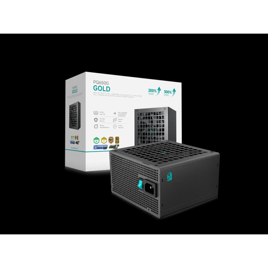 Захранване DeepCool PSU ATX 3.1 650W Gold, Full Modular - PQ650G