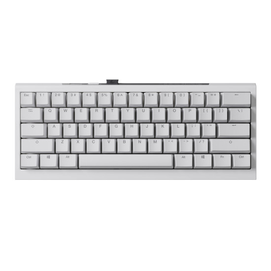 Безжична клавиатура Ducky Professional Gaming Mechanical Keyboard One X Mini Wireless White - Ducky AI Switches [Linear], Bluetooth