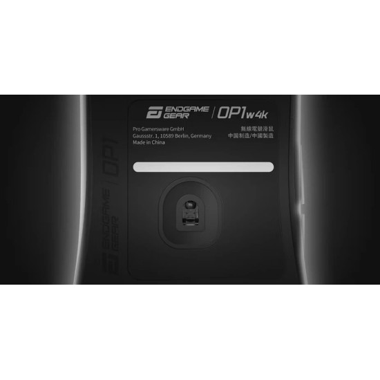 Безжична мишка Endgame Gear OP1w 4K - Wireless Gaming Mouse - Black - EGG-OP1W4K-BLK